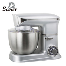 High quality heavy duty food mixer grinder of detachable transparent lid with hole for adding ingredient anytime